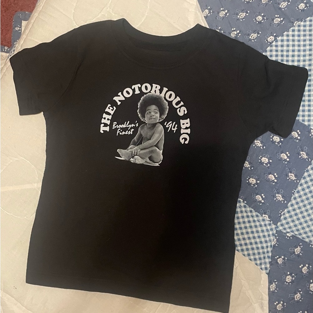 The Notorious B.I.G toddler shirt.